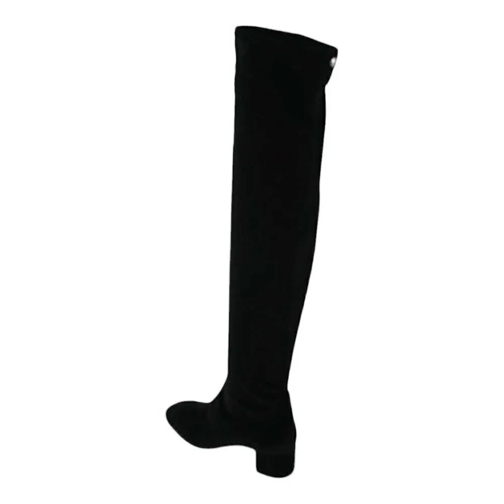 Giuseppe Zanotti Velvet Over the Knee Boots